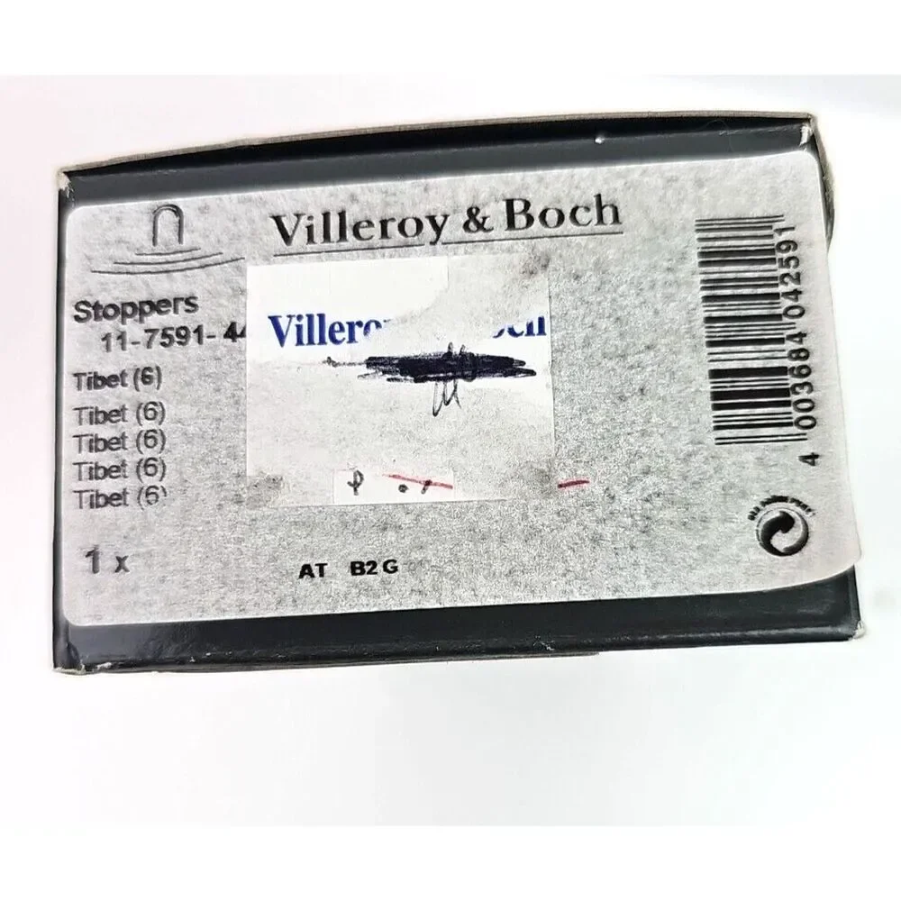 Villeroy & Boch Crystal Glass Wine Bottle Stopper In Box